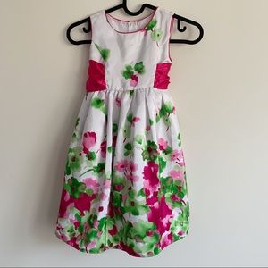 Cherokee Floral Dress w/ Ribbon